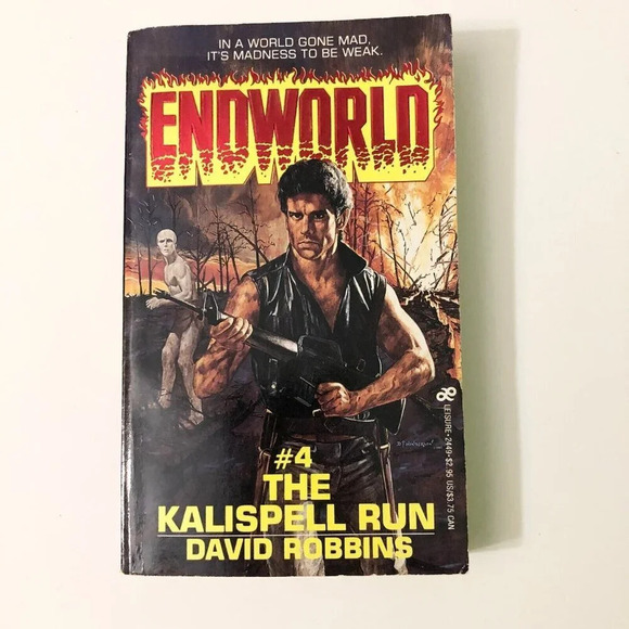 Vtg David Robbins Endworld The Kalispell Run and Tom Obedlam Robert Silverberg - Picture 6 of 16
